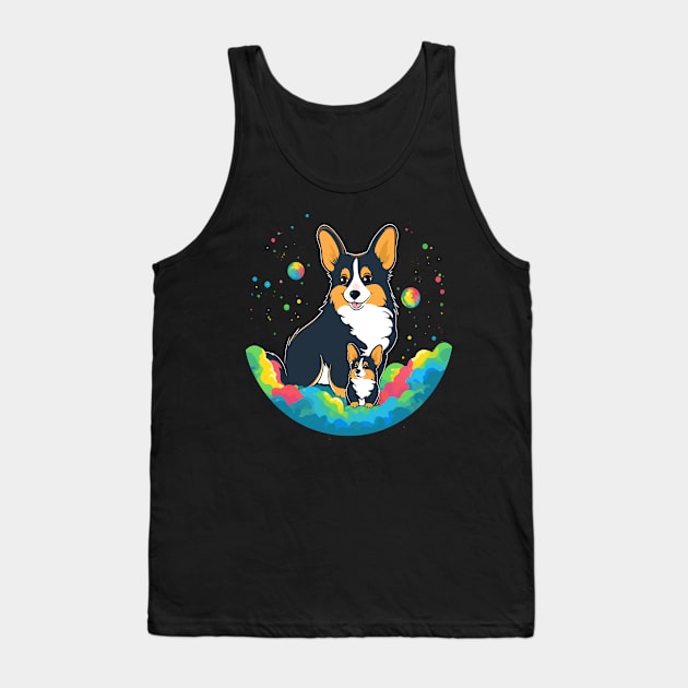 Corgi Fathers Day Tank Top by JH Mart